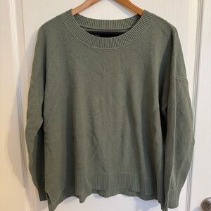 Lucky Brand Texted Knit Green Women's Sweater